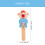2Pz Custodia Lollipop Robot ABS Per Regalo Bambini 2