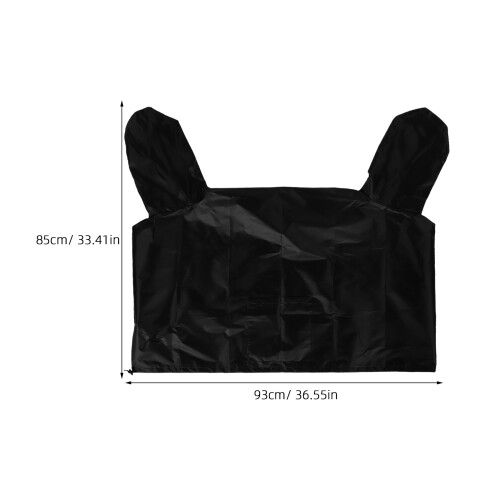 Copertura Manubrio Nylon Nero Per Impermeabile E Antivento 1