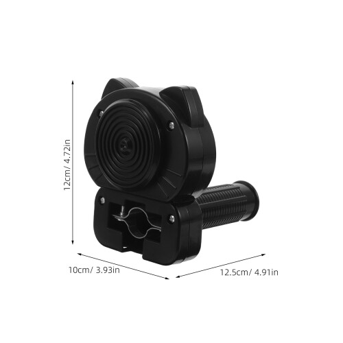 Black Bike Bell Alternative Durable Plastic Rubber Handlebar Horn 1