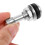 4Pcs Silver Rubber Copper Tire Valve Stems for Car Durable Leak-Proof 7