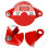 gate valve lock device with rotating safety disc 1-2.5 inch 6