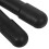 Lathe Handle Round Shape Plastic Black 2pcs 4