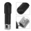 Lathe Handle Round Shape Plastic Black 2pcs 5