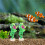 20Pcs Artificial Green Aquarium Plants Plastic Fish Tank Decorations 3
