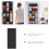 Black Over Door Cap Holder Hat Organizer for Garden Use 5