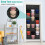 Black Over Door Cap Holder Hat Organizer for Garden Use 7
