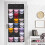 Black Over Door Cap Holder Hat Organizer for Garden Use 8