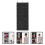 Black Over Door Cap Holder Hat Organizer for Garden Use 9