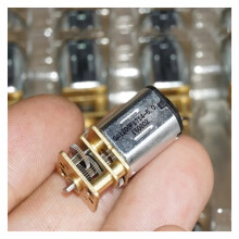 N20 Gearbox Motor DC 3V–5V 3.7V 130RPM with Straight Shaft Torque for Toy Robot Landing Gear