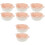 8Pcs Ceramic Baking Dish Set Pink Double Handle Nonstick Easy Clean 2