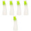 5Pcs White Silicone Cooking Brushes with Leak-Proof Oil Bottles 3