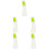 5Pcs White Silicone Cooking Brushes with Leak-Proof Oil Bottles 5