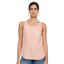 Vero Moda Dames Effen Regular Fit Shirt (10188863-1938864010_Coral Cloud_Small)