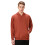 Dennis Lingo Mannen Polycotton Regular Fit Pullover Sweatshirts Rust 1