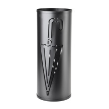Parasolnik metalowy CEDRIC BLACK 20x20x48,5 cm czarny 1 szt.