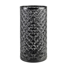 Parasolnik metalowy CEDRIC BLACK 23x23x45,5 cm czarny 1 szt.