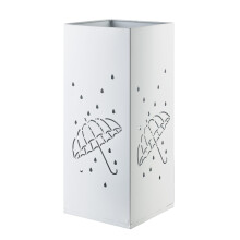 Parasolnik metalowy CEDRIC CEDRIC 20x20x48,5 cm Biały 1 szt.