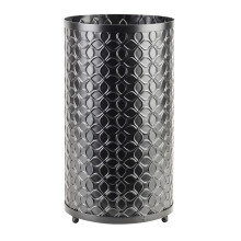 Parasolnik metalowy CEDRIC BLACK 24x24x42,5 cm czarny 1 szt.