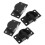 2Set Kit Roller Porte Scorrevoli Nero in Per Armadio E Cucina 10
