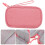 Compacte Elektronische Kabel Organizer Tas Waterdicht Roze 4