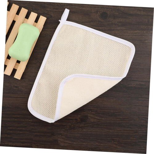5pcs Exfoliating Bath Towel Set, Quick Dry Short Loop Nylon Face and Body Scrubber 1