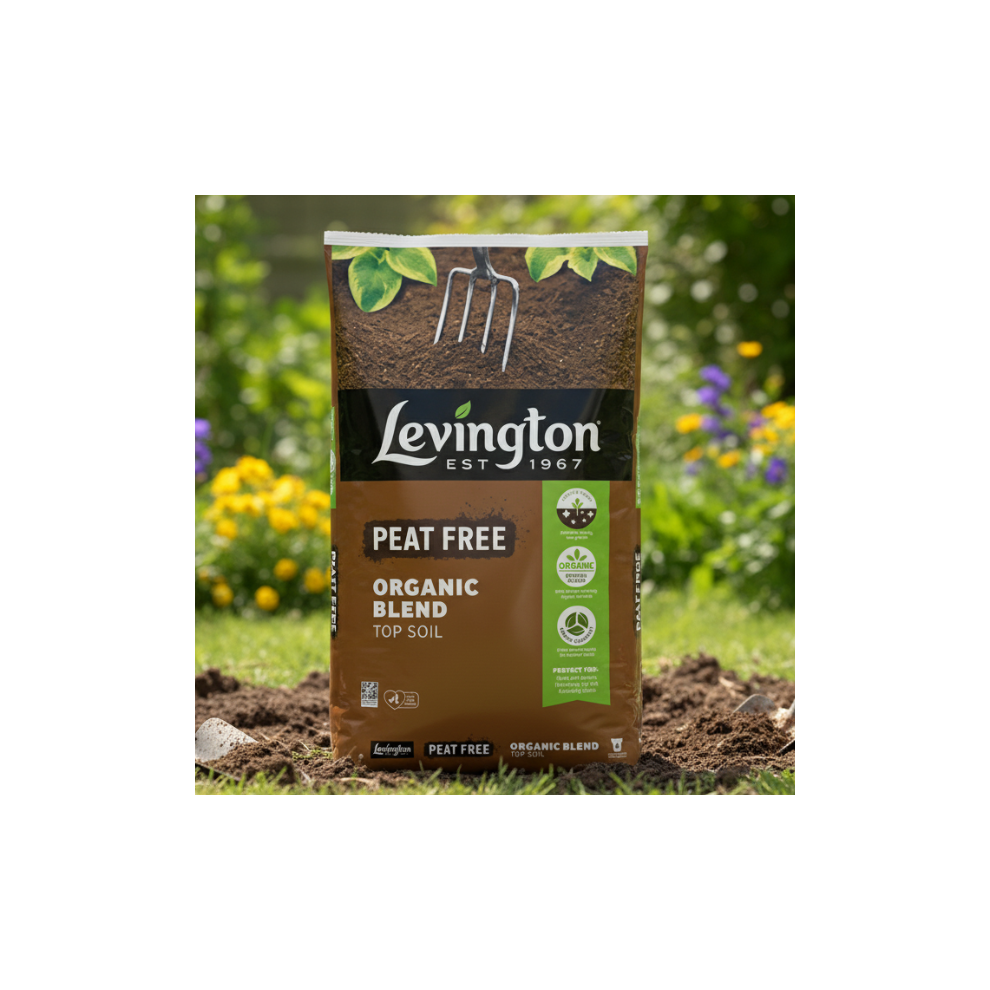Levington Peat Free Organic Top Soil 20L Bag