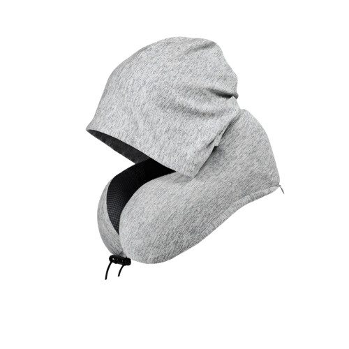 Body Friendly Support Pillow Having Fastening Cord-Light Grey