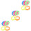 15Rolls Long Highlighter Tape for Book Notes Assorted Colors Pet 4