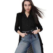 Vero Moda Regular Fit Shirt (261209301 Jet Black XS)