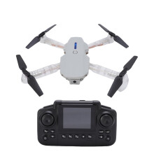 FPV Drone with Dual Cameras, 6‑Axis Gyro Stability, Optical Altitude Hold WiFi Quadcopter for Beginners (White)
