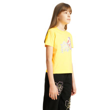 Vero Moda Flickor Regular Fit Gul T-shirt