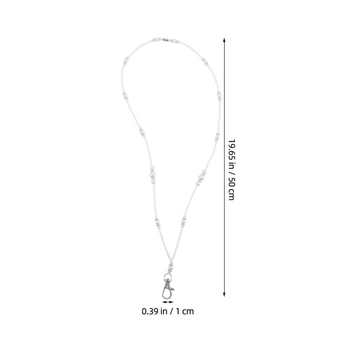 Lanyard Per Donne in Bianco Per Tessere E 1