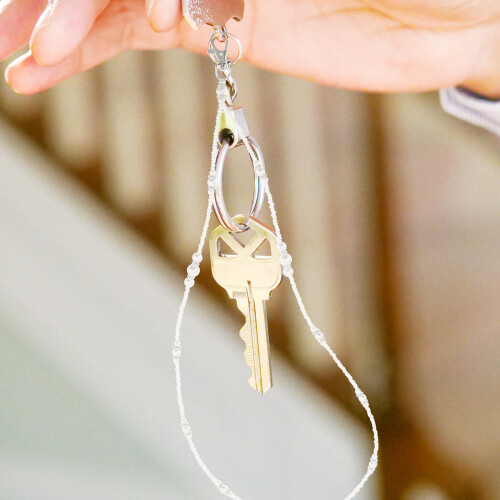 Lanyard Per Donne in Bianco Per Tessere E 2