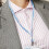 Lanyard Per Donne in Bianco Per Tessere E 7