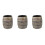 3Pièces Mugs En Céramique Tiki Baril Usage 3