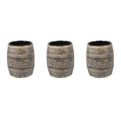 3Pièces Mugs En Céramique Tiki Baril Usage 2