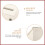 Cassetta Postale Da Muro in Ferro Beige Stile Vintage Americano 4