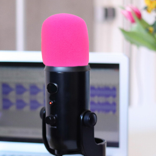 20pcs Small Mic Covers Yellow Protective Cover For Bar 2