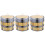 3Ensembles Panier Bambou Acier Inoxydable Coloré Usage Familial 3