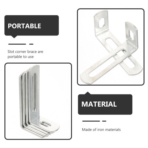 20 Pcs L-Shaped Corner Code Rust-Resistant Brackets 2