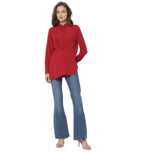 Vero Moda Regular Fit Shirt(155687401_Chili Pepper_S)