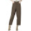 Vero Moda Dames Effen Bruine Polyester Rechte Hoge Taille Rok 1