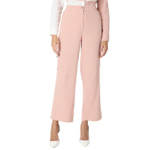 Vero Moda Kvinder Pink Straight Fit Høj Talje Bukser