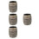 4Pièces Mugs Baril Résistants Pour Usage Maison 1