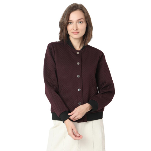 Vero Moda Dames Regular Fit Maroon Jas
