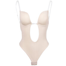 Bra Corset Beige Comfortabel Vrouwelijk Shapewear Bustier