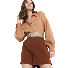 Vero Moda Vanliga Shorts (150385601_Cambridge Brown_S)
