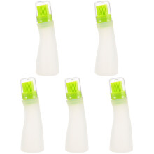 5St Silicone Bastingkwasten Voor En Bbq Met Sluitdop