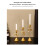 Candlestick Holders,Iron Gold Candlestick Holders Decorative-L 2