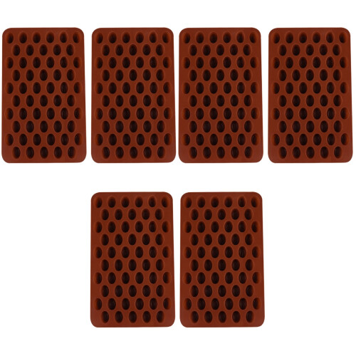 6Pièces Moules Silicone Créatifs Marron Clair Pour 1
